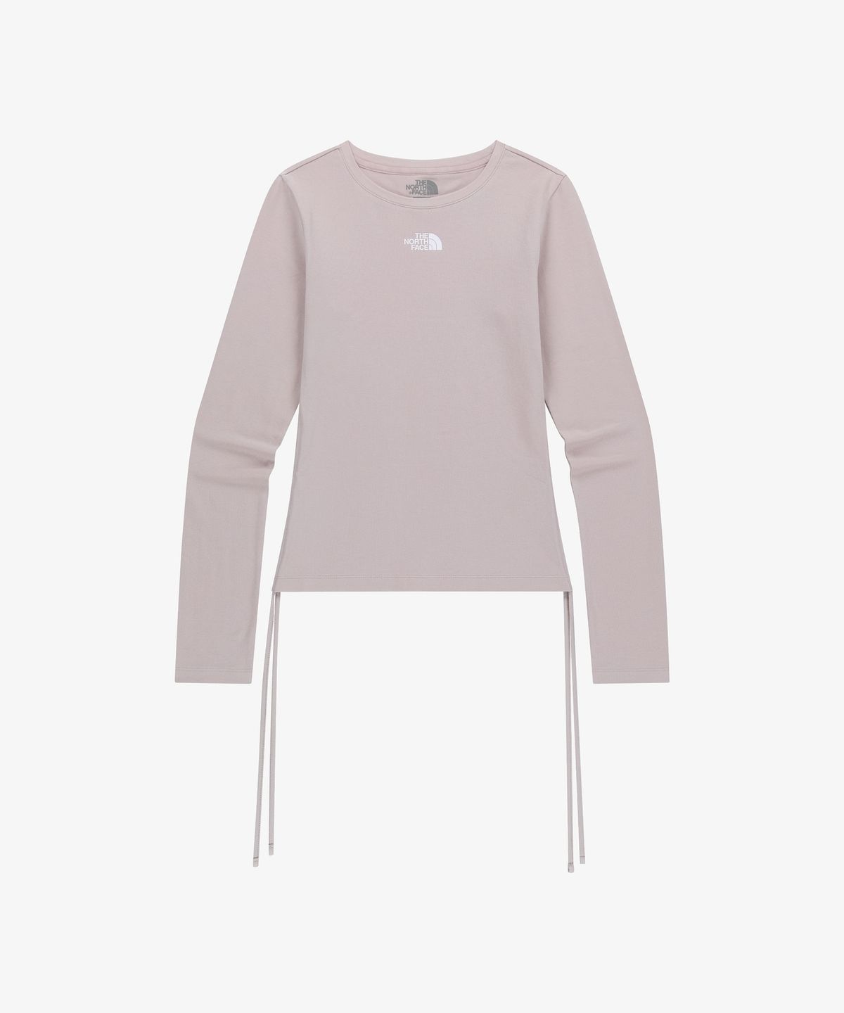 노스페이스(THE NORTH FACE) NT7TR80J 여성 셔링 긴팔 라운드티 GRAYISH_LILAC