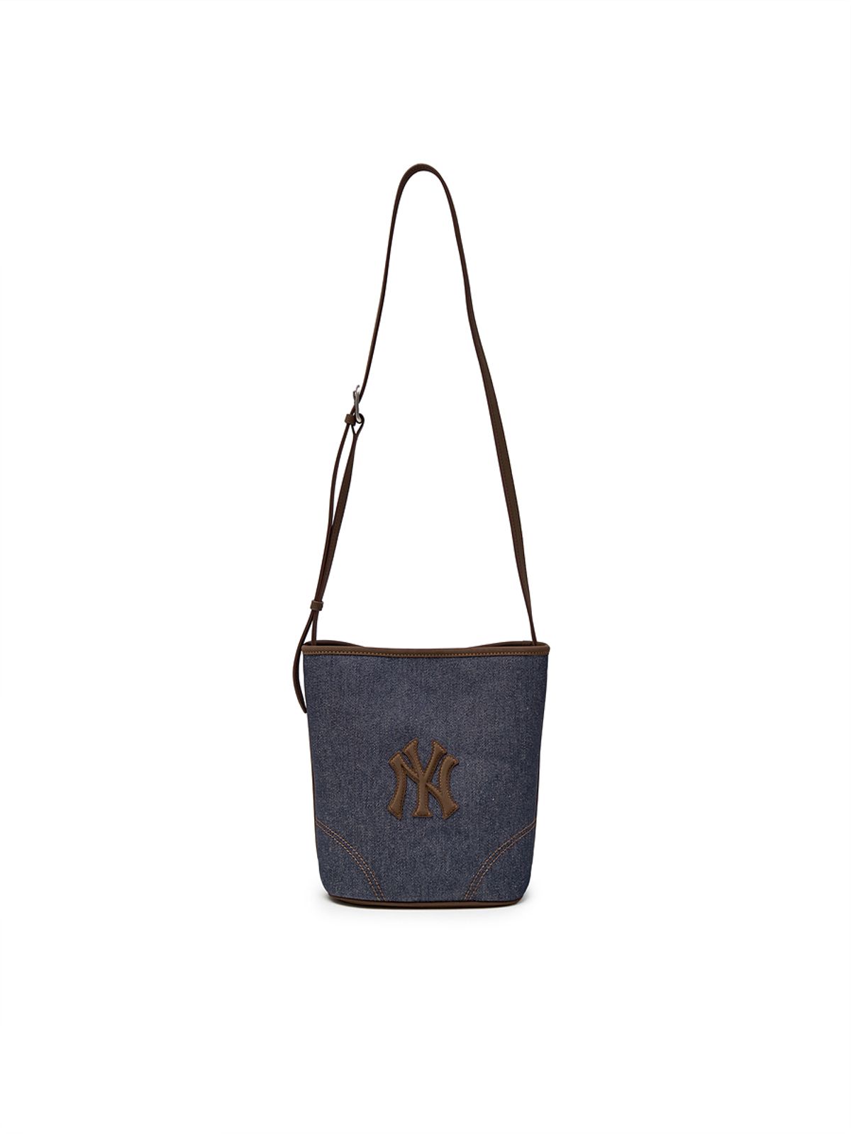엠엘비(MLB) 데님 배색 버킷백 NY (Indigo)