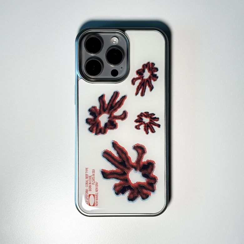 BORN IN CODE Coral Reef Phone Case (SV_Red)