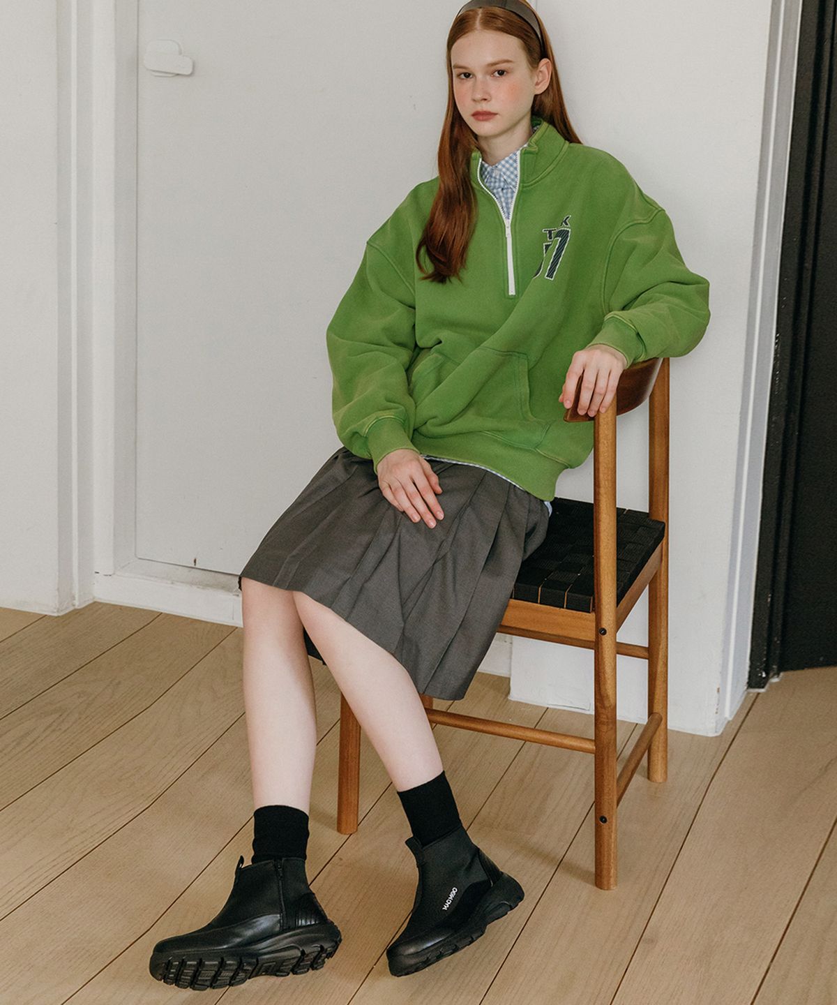 마크모크(MAC MOC) Radi 라디 소프트 텍스쳐 숏 부츠_1color 4.5cm