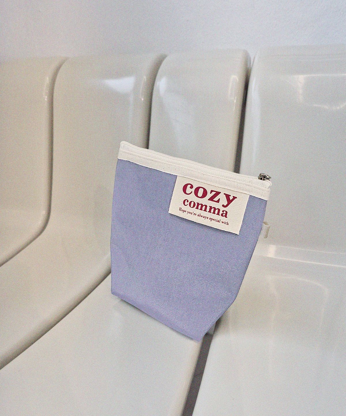 코지콤마(COZYCOMMA) 나만의 커스텀 손목 스트랩파우치_나일론 라벤더