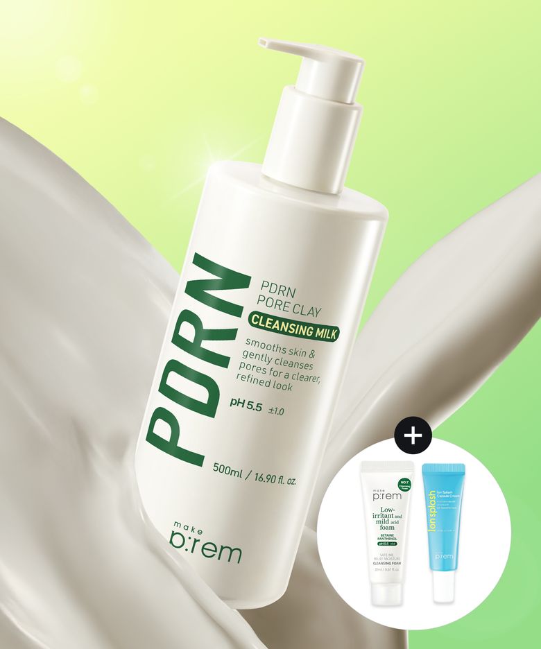 PDRN 포어 클레이 클렌징 밀크 500ml