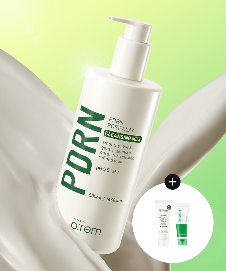 PDRN 포어 클레이 클렌징 밀크 500ml