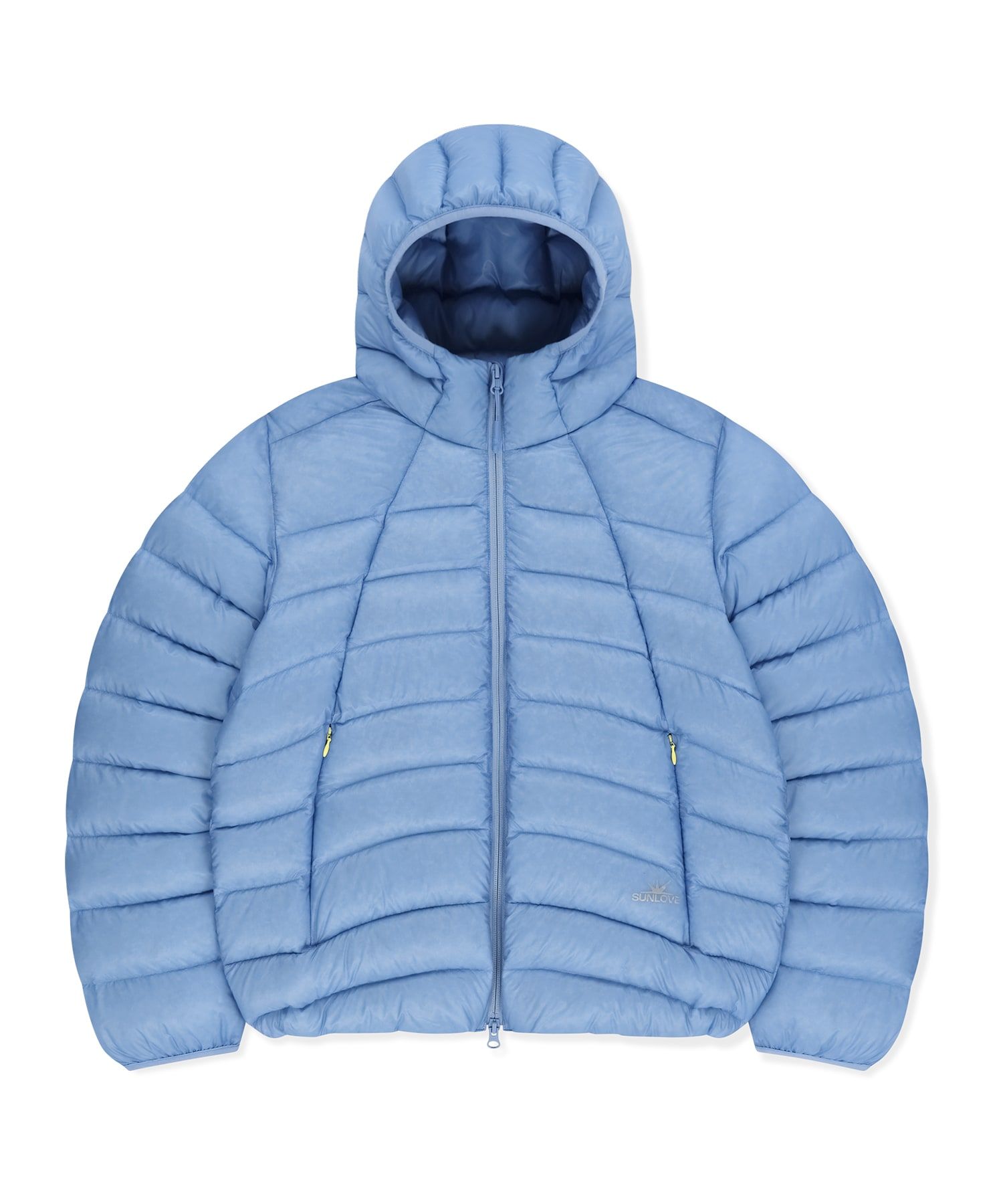 大人気❗️】ライトダウンジャケット 水色 M musinsa 風 韓国ブランド