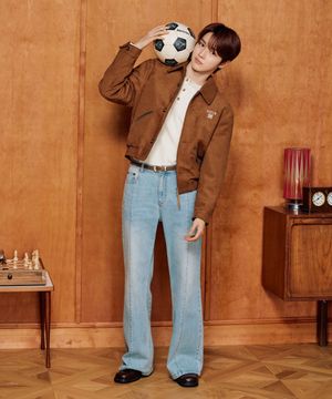 [라이즈PICK] 켄터키 플레어 데님 팬츠 블루