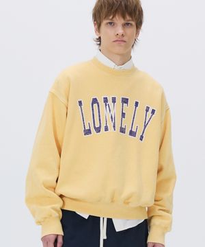 LONELY/LOVELY WASHED SWEATSHIRT MUSTARD