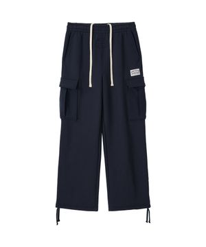 SWEAT UTILITY CARGO PANTS NAVY