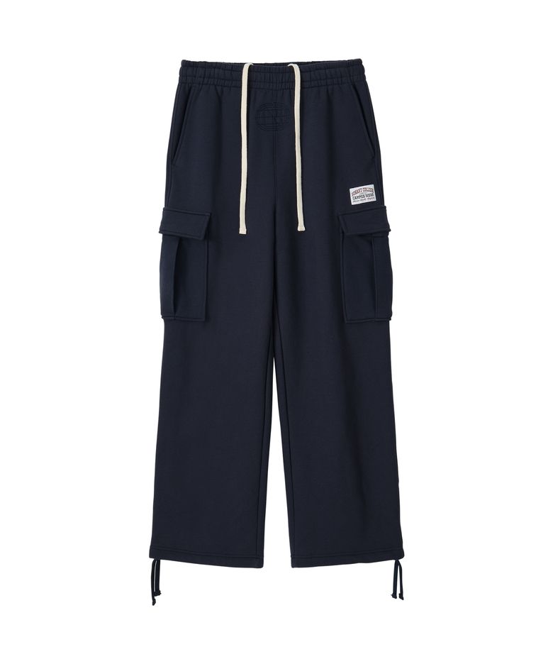 SWEAT UTILITY CARGO PANTS NAVY