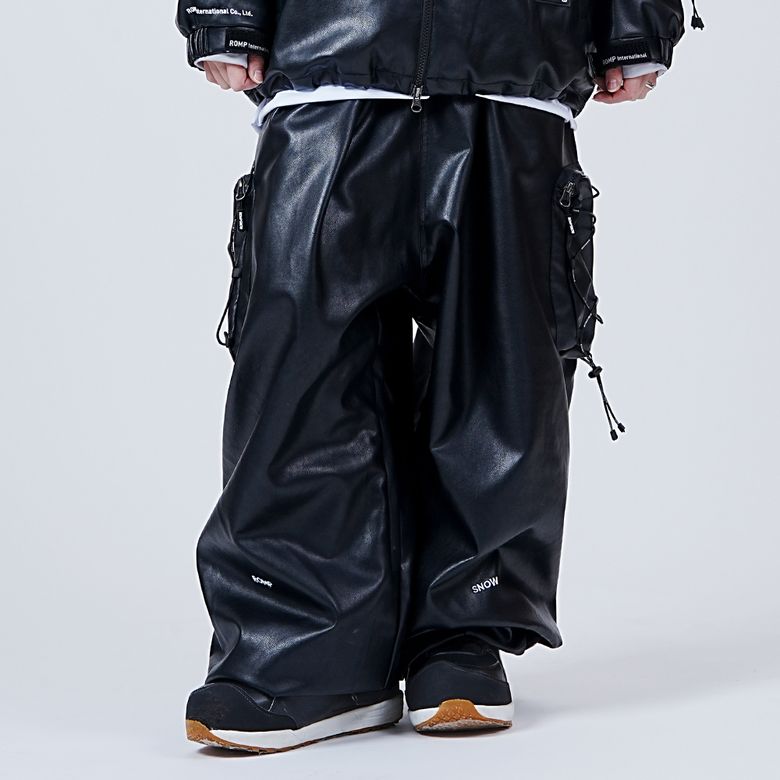 TS 360 PANTS (LEATHER BLACK)