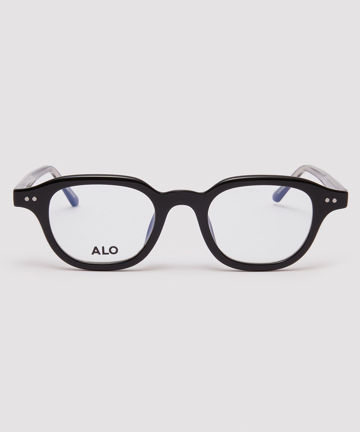 알로아이웨어(ALO EYEWEAR) [Essential] AL5503 0909G 에센셜 스퀘어 블랙 안경테 블루라이트 차단 렌즈 선택