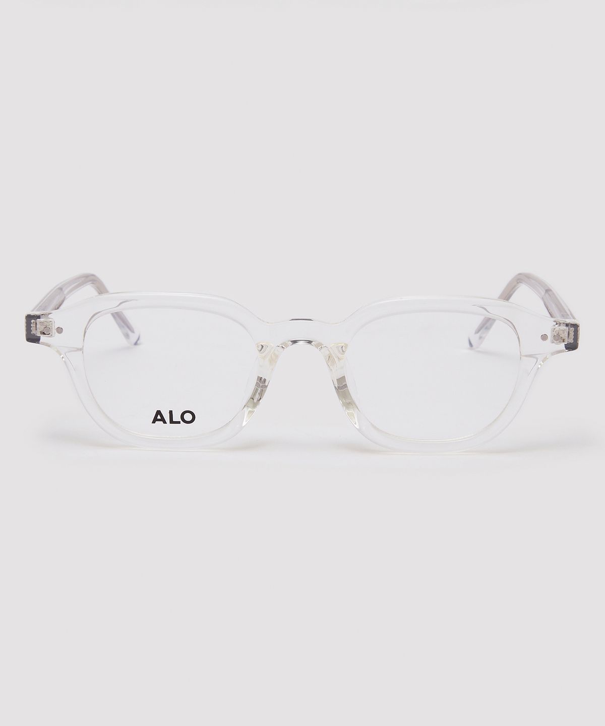 알로아이웨어(ALO EYEWEAR) [Essential] AL5503 2020G 에센셜 스퀘어 클리어 안경테 블루라이트 차단 렌즈 선택