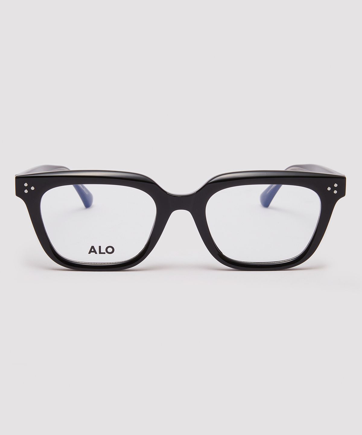 알로아이웨어(ALO EYEWEAR) [Essential] AL5504 0909G 잭클린 스퀘어 블랙 안경테 블루라이트 차단 렌즈 선택
