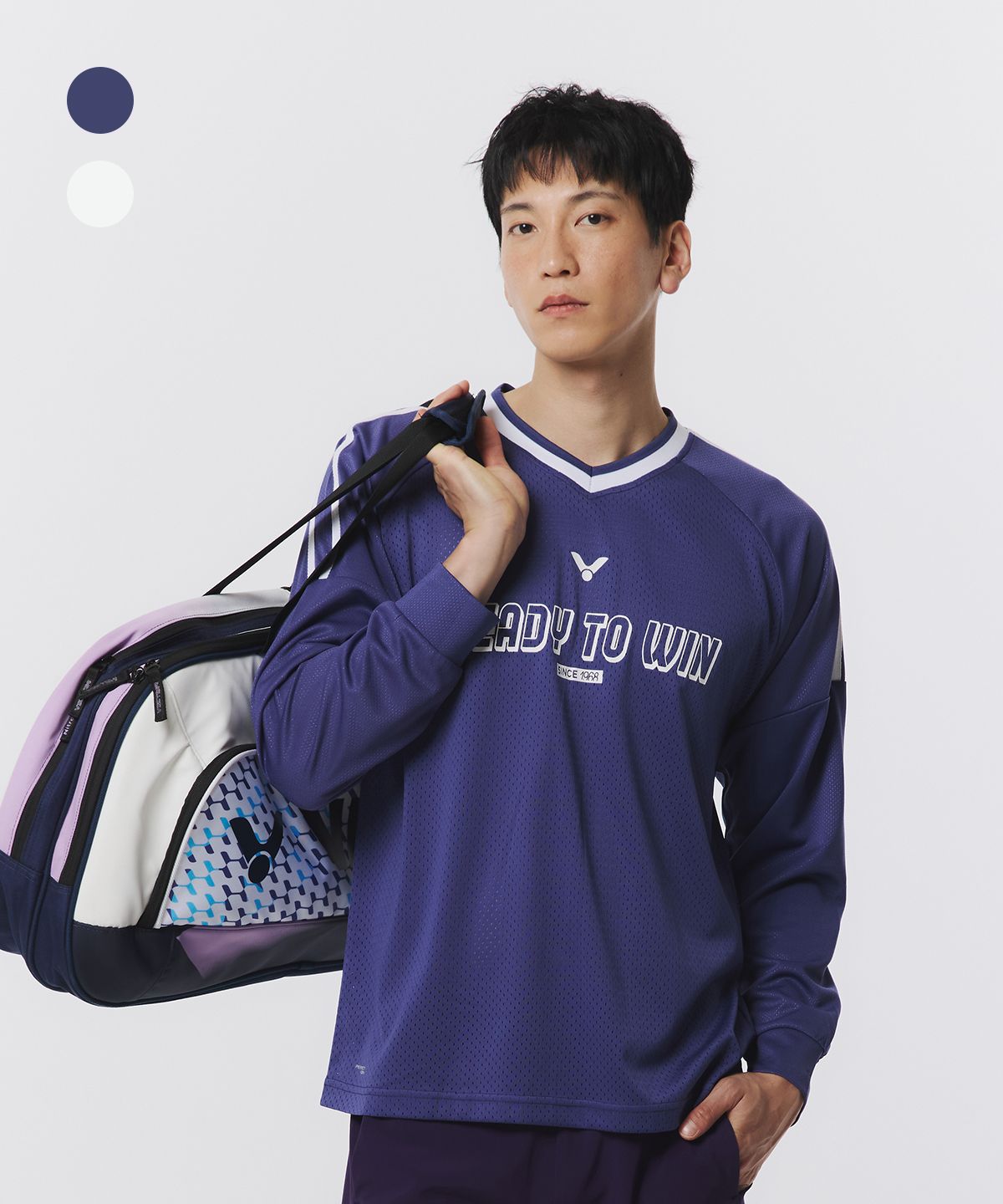 빅터(VICTOR) GAME FLOW 배드민턴 남녀공용 긴팔 티셔츠 (T-55102)