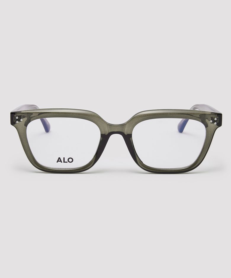 [Essential] AL5504 1313G 잭클린 스퀘어 카키 안경테 블루라이트 차단 렌즈 선택