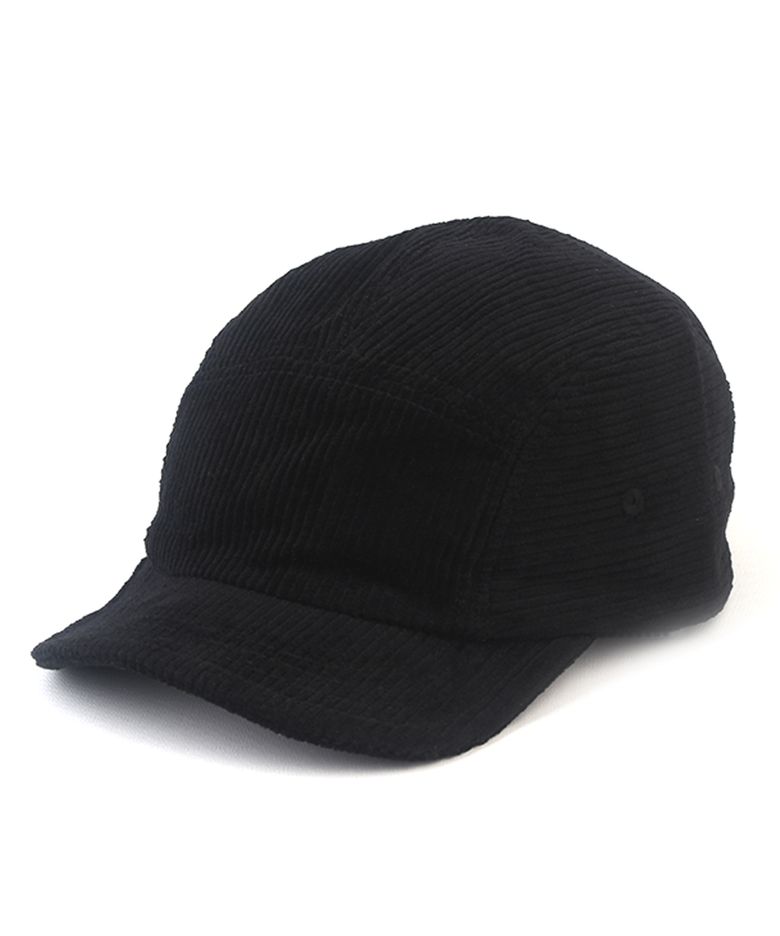 Wire Corduroy Black Campcap - Big Size 캠프캡