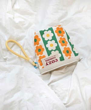 나만의 커스텀 손목 스트랩파우치_플리워ST 오렌지그린