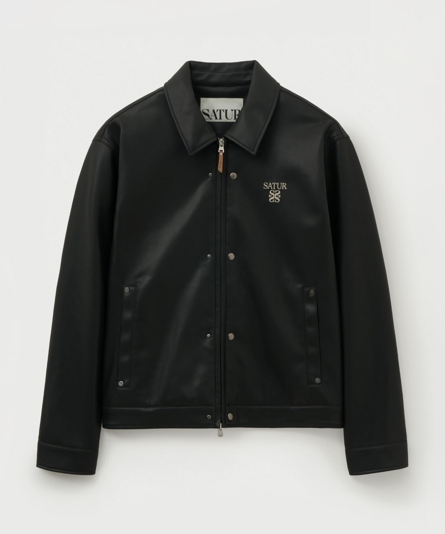 MUSINSA公式 | SATUR テオ シンセティックレザー カラー ジャケット