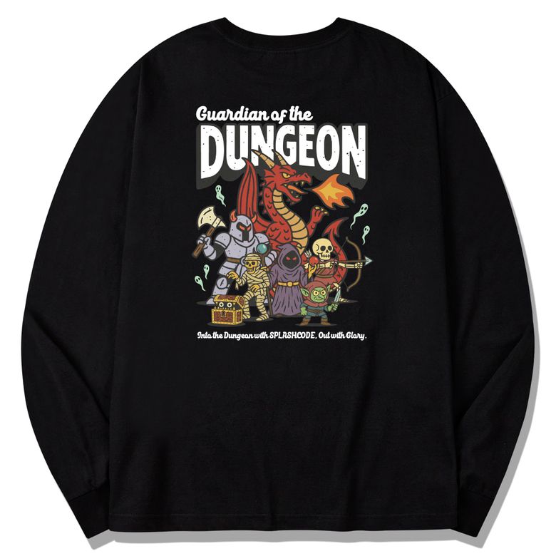 롱슬리브 블랙 - 던전의 수호자(Dungeon Guardian)