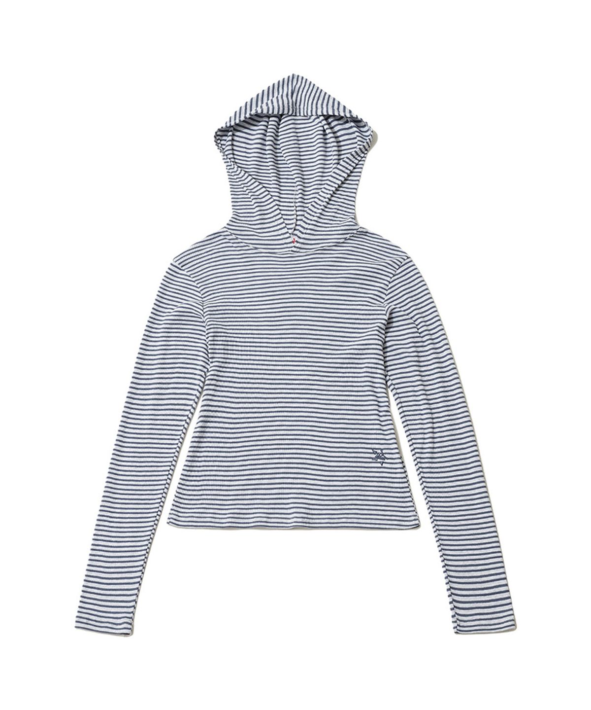 잇자바이브(ITZAVIBE) STAR STRIPE HOODIE - BLUE
