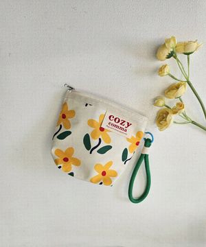 나만의 커스텀 손목 스트랩파우치_야생화 옐로우