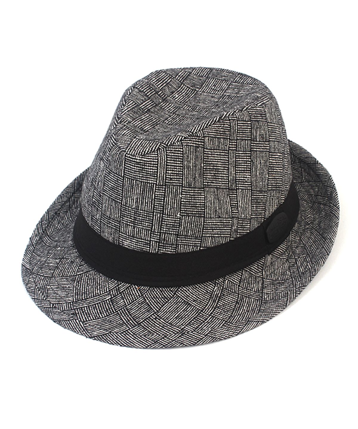 유니버셜 케미스트리(UNIVERSAL CHEMISTRY) BU Point Check Gray Fedora 페도라