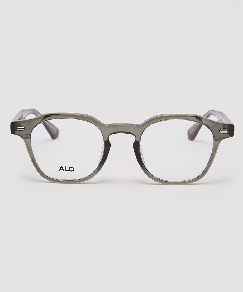 [Essential] AL5507 1010G 프렌치 스퀘어 그레이 안경테 블루라이트 차단 렌즈 선택