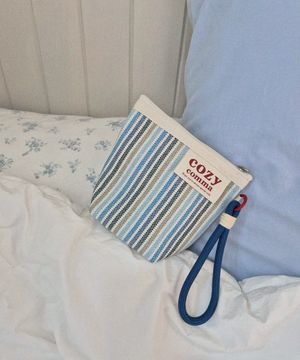 나만의 커스텀 손목 스트랩파우치_하와이안 블루 스트라이프