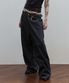 RC Stripe Wide Pants - Black