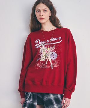 뮤즈 스웻셔츠_와인