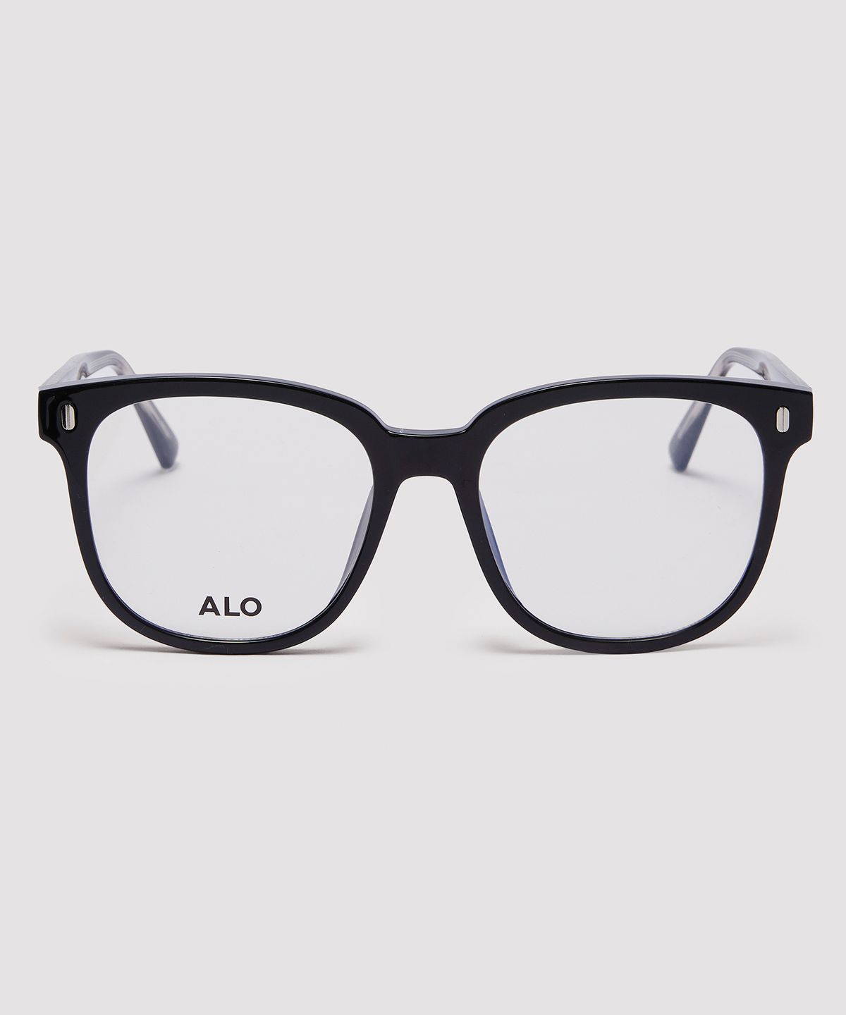 알로아이웨어(ALO EYEWEAR) [Essential] AL5508 0909G 투빅 오버스퀘어 블랙 안경테 블루라이트 차단 렌즈 선택
