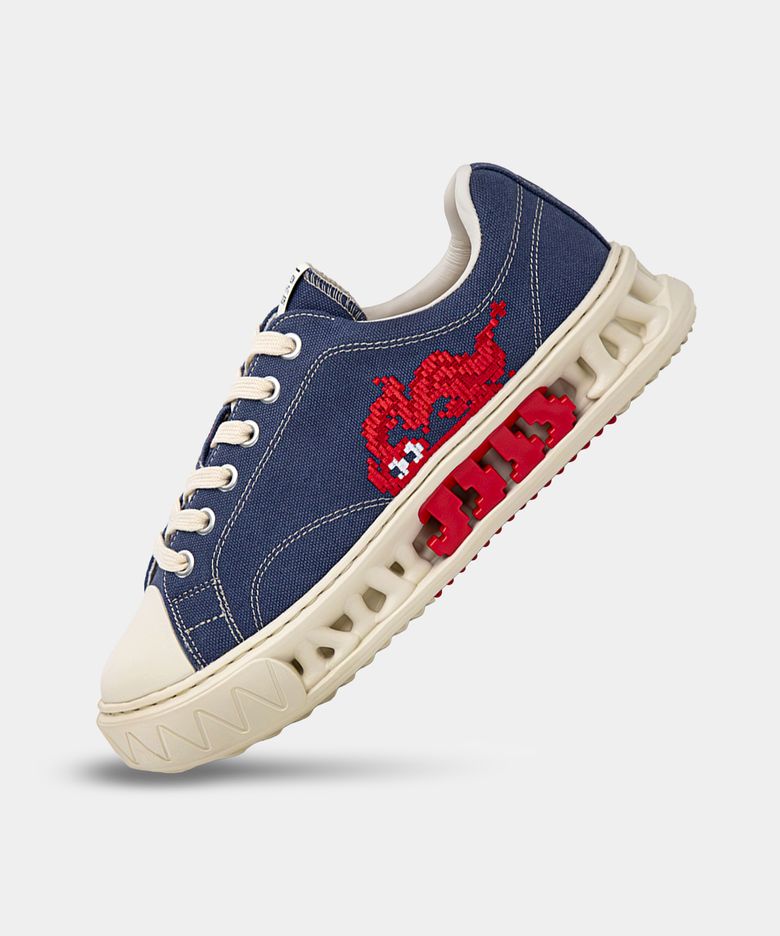 M-4 GRAPHIC LOW TOP_ ANTIQUE NAVY