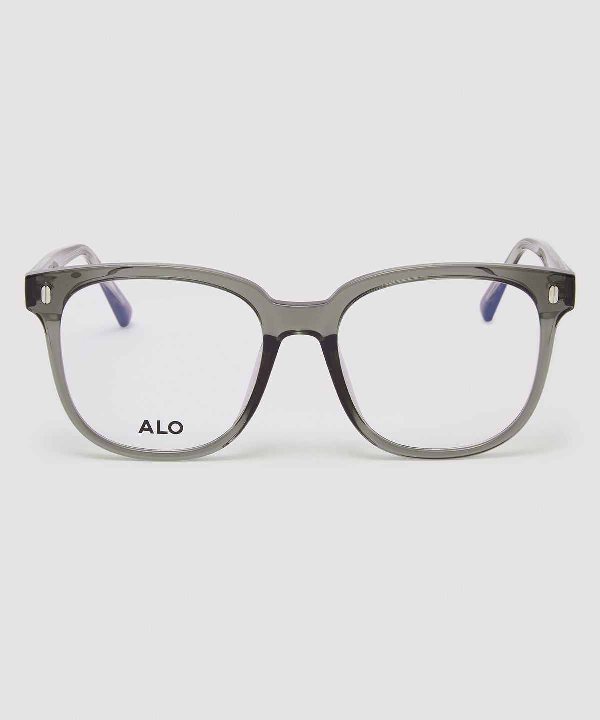 알로아이웨어(ALO EYEWEAR) [Essential] AL5508 1010G 투빅 오버스퀘어 그레이 안경테 블루라이트 차단 렌즈 선택