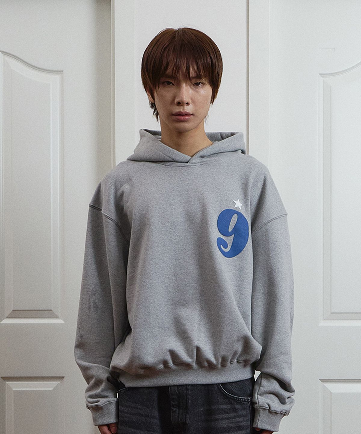 9999아카이브(9999ARCHIVE) 9 Star Logo Hoodie