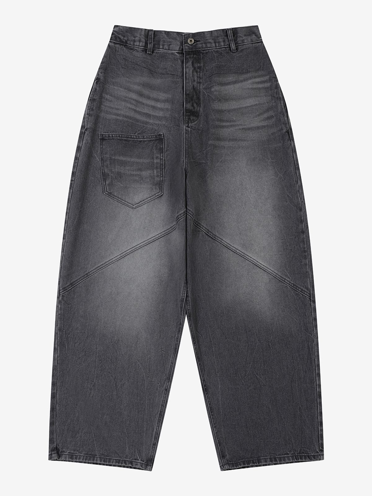 엘유브이엠(LUVM) WIDE VOLUME COTTON PANTS FOR MEN_DARK GRAY