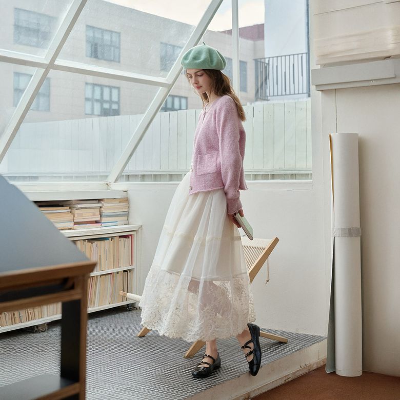 SR_Industry tulle a-line skirt