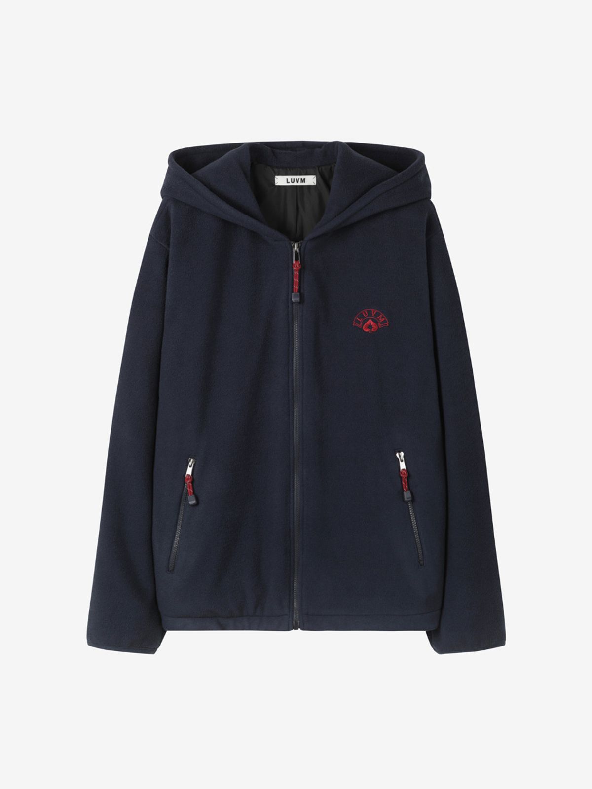 엘유브이엠(LUVM) HOODIED FLEECE JACKET FOR MEN_NAVY