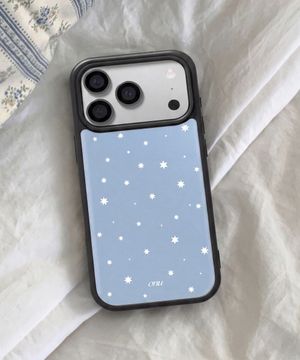 [아이폰17 출시][2COLOR]파자마 스타 디자인 블랙 에폭시케이스