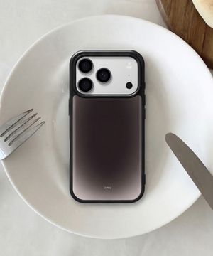 [아이폰17 출시][6COLOR] 다크 그라데이션 디자인 블랙 에폭시케이스