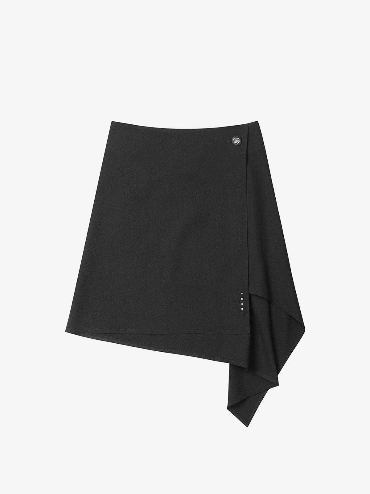 엘유브이엠(LUVM) MINI FLARE SKIRT_BLACK