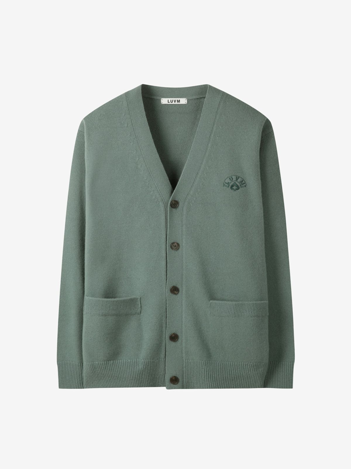 엘유브이엠(LUVM) CLASSIC LINE CARDIGAN FOR MEN_GREEN