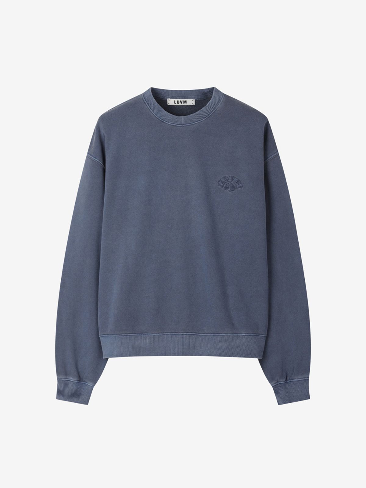 엘유브이엠(LUVM) SMALL LOGO SWEATSHIRTS_SKYBLUE