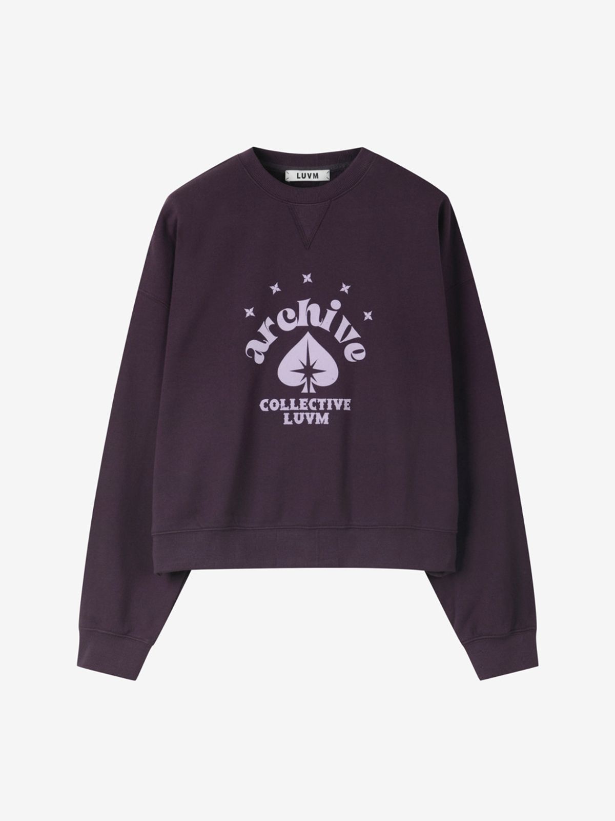엘유브이엠(LUVM) LOGO SWEATSHIRTS_VIOLET