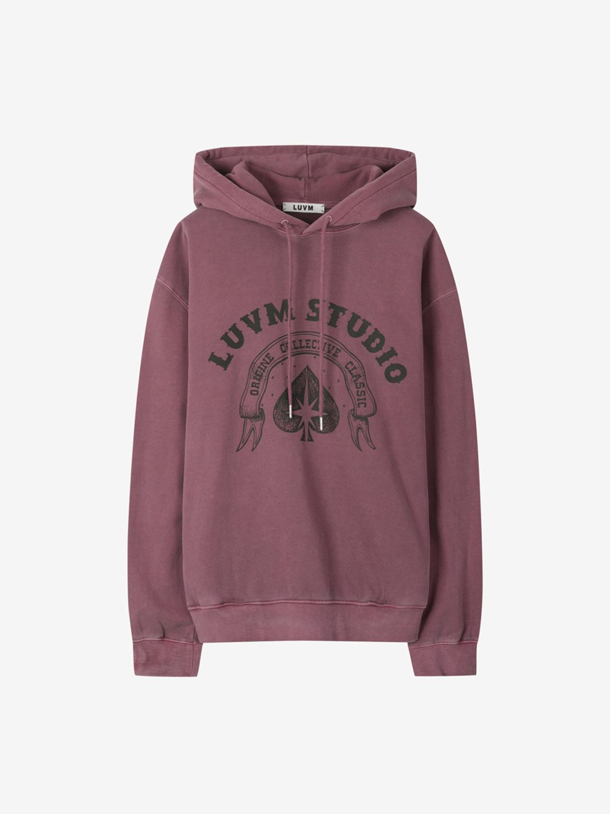 엘유브이엠(LUVM) LOGO HOODY_PINK