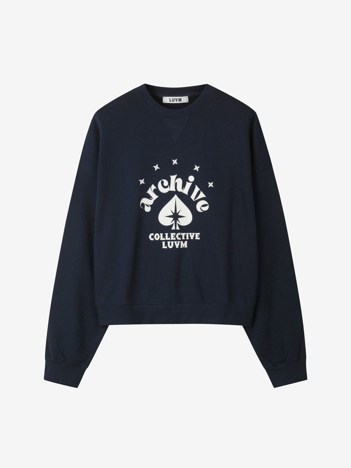 엘유브이엠(LUVM) LOGO SWEATSHIRTS_NAVY