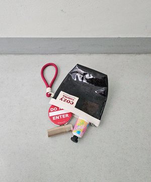 나만의 커스텀 손목 스트랩파우치_글리터 블랙