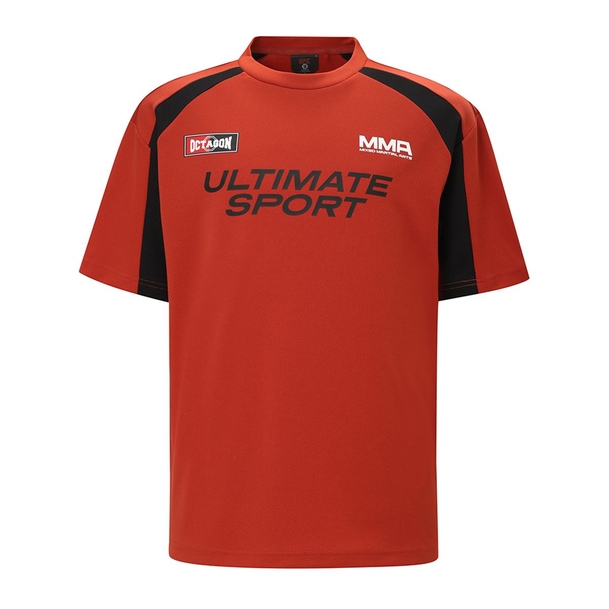 유에프씨 스포츠(UFC SPORT) UFC 챔프 스폰 릴렉스핏 반팔 티셔츠 브릭 U4SSW2130BC
