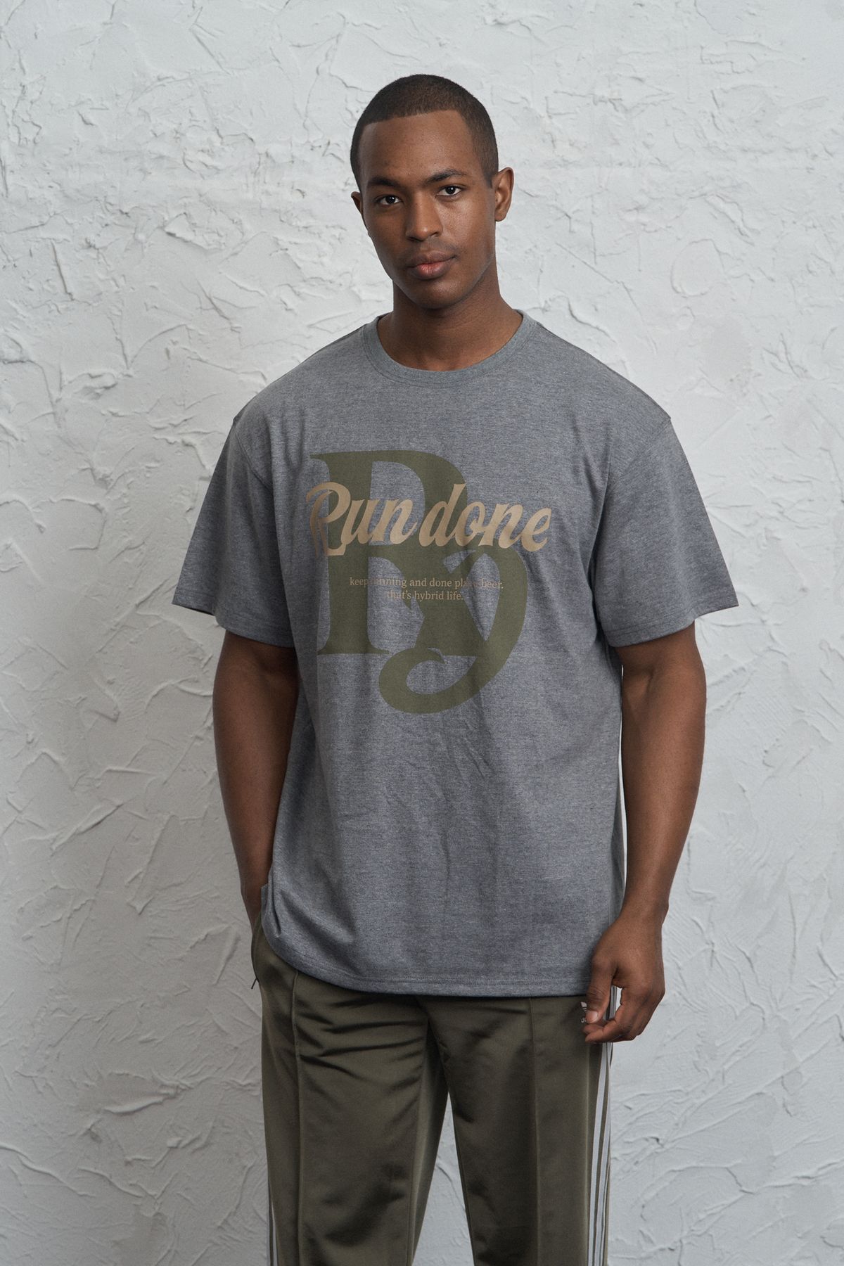 런던(RUNDONE) RD t-shirts [T-BLACK]