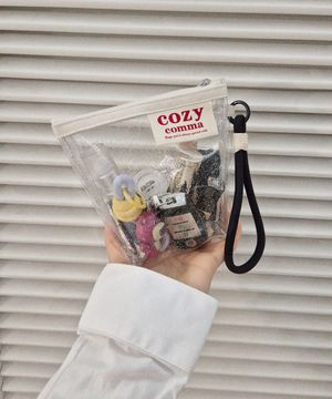 나만의 커스텀 손목 스트랩파우치_글리터 화이트