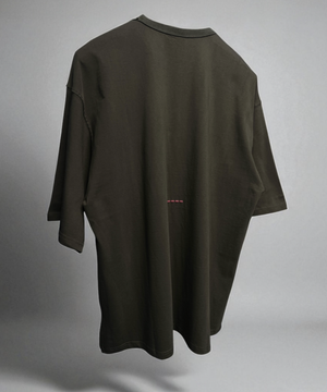 Edition8. 에센셜 바이오 오버핏  반팔티(카키)