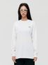 ESSENTIAL LAYERED LONGSLEEVE TEE-OFF WHITE